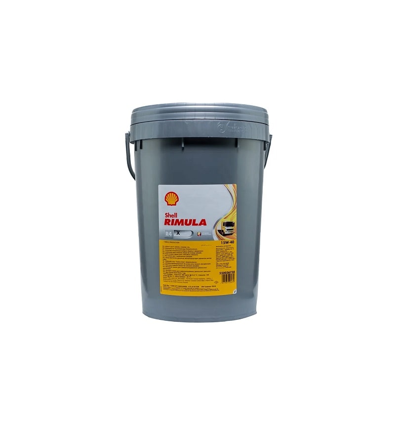 SHELL OIL RIMULA R4 X 15W-40 CAN 20LT 1 SHELL OIL RIMULA R4 X 15W-40 CAN 20LT - Image 1