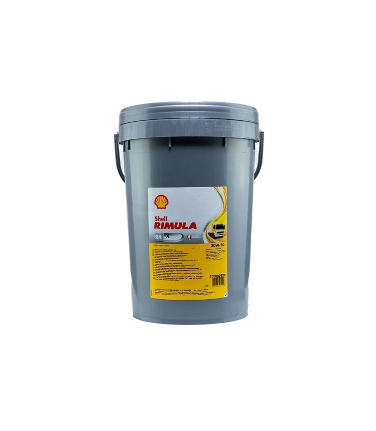 SHELL OIL RIMULA R4 X 20W-50 CAN 20LT 1 SHELL OIL RIMULA R4 X 20W-50 CAN 20LT - Image 1