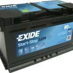 EXIDE BATTERY AGM EK800 80AH Δ