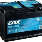 EXIDE BATTERY AGM EK700 70AH Δ
