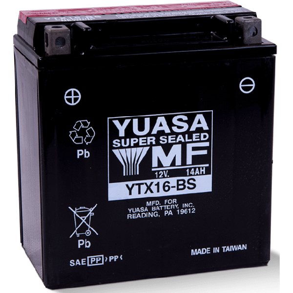 YUASA BATTERY YTX16-BS 12V 14AH
