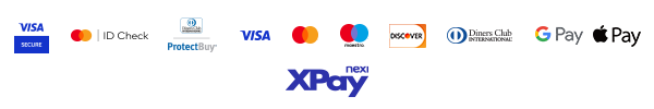 Ασφαλείς πληρωμές με Nexi XPay - Visa, Mastercard, Maestro, Diners Club, Discover, Google Pay, Apple Pay
